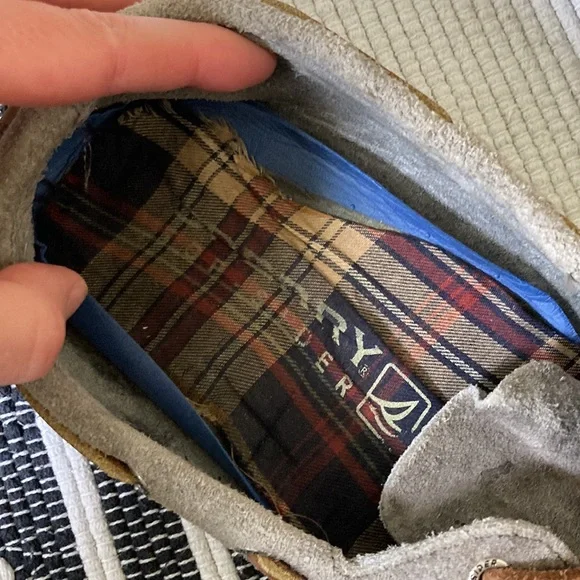 Gray Suede Sperry Topsiders - Picture 2 of 4